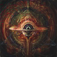 Image 1 of Black Hole Mandala ART PRINT