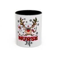 Image 2 of Christmas Nurse Life Mug 