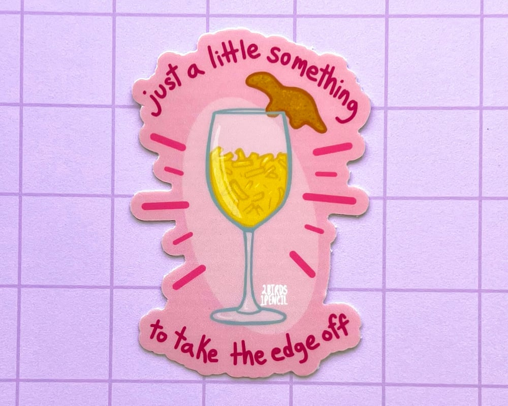 Image of Dino nugget vinyl sticker
