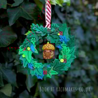 Image 2 of Make with Rach - Festive Acorn Wreath Workshop