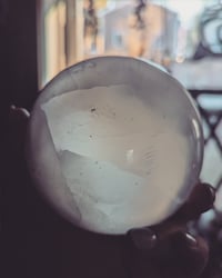 Image 3 of Selenite crystal ball