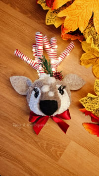 Image 1 of Candy deer wall plaque