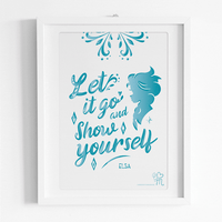 Image 1 of Affiches Ornement Elsa & Anna