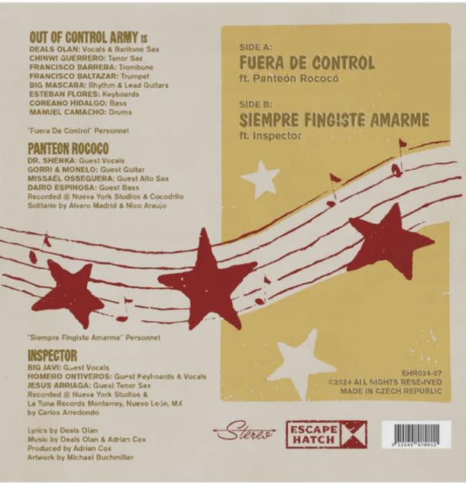 Out Of Control Army-Fuera De Control (Feat.Panteon Rococo)/Siempre Fingiste Amare( Feat.Inspector)