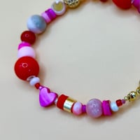 Image 3 of Pink ember charm bracelet 