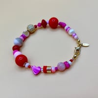 Image 4 of Pink ember charm bracelet 