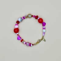 Image 1 of Pink ember charm bracelet 