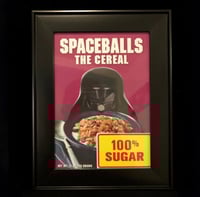 Spaceballs the Cereal print hand-made 5x7 in  Parody art