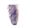 Image of Large Vessel - Purple Herringbone Pattern