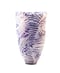Image of Large Vessel - Purple Herringbone Pattern