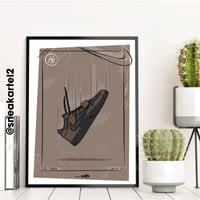 Image 4 of Sneaker Poster Jumpman Jack T-Rexx CJ1 Travis Scott “Dark Mocha”