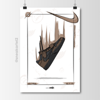 Image 1 of Sneaker Poster Jumpman Jack T-Rexx CJ1 Travis Scott “Dark Mocha”