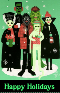 Image 1 of Monster Carols Card Set