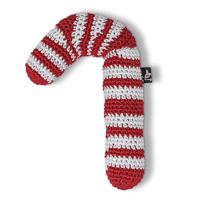 Dogo Crochet Candy Cane - Dog Toy 