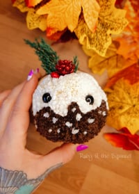 Image 1 of Christmas pudding wall plaque