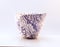 Image of Organic Bowl - Purple Herringbone Pattern