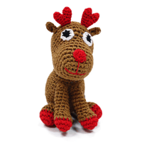 Dogo Crochet Reindeer - Dog Toy 