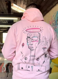 Image 2 of You are loved PINK hoodie 