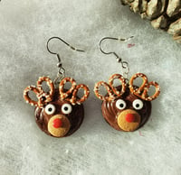 Reindeer Cookie Earrings