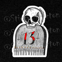 Friday the 13th sticker