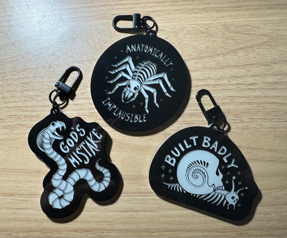 Glow-in-the-Dark Bone Animal Charms + Prints!