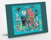 Image 2 of Cryptidmas Holiday Card Set