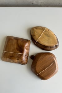 Image 3 of Wood Condiment Bowls | Set of 3