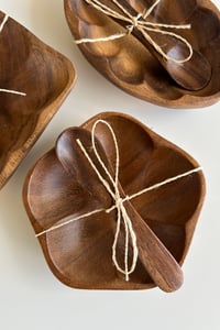 Image 4 of Wood Condiment Bowls | Set of 3