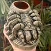 TERROR-ANTULA BIRD EATER BOWL 32 oz Tiki Mug Silver Scream Edition (Ed of 50)