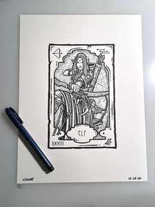 Image of Original Inktober 2020 Drawing - Elf