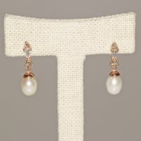 Image 2 of Deco Pearl Drop Earring