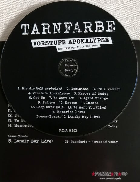 Image of Tarnfarbe – Vorstufe Apokalypse (Recordings 1983-1986 Vol.1) Lp + CD