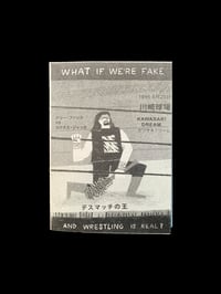 Image 1 of What if we're fake and wrestling is real? ZINE - Conor Nolan