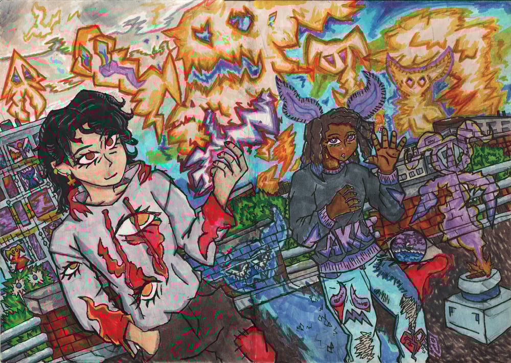 Image of "UNAMED DEMONS" Sketchbook Print