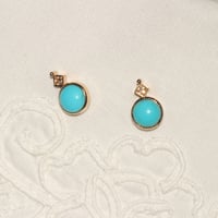 Image 2 of Art Deco Turquoise Earring