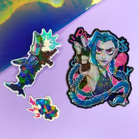 Image 1 of ARCANE Jinx Naklejki + Print