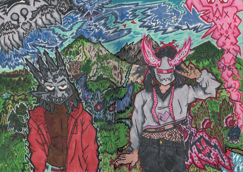 Image of "ORIGINAL HUNTERS" Sketchbook Print