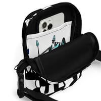 Image 4 of Black Cargo - Contemporary Urban Art Apparel for the Woke  - Script - Utility crossbody bag