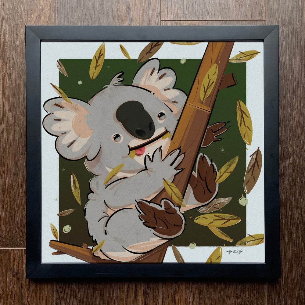 Image of just a Koala (Framed Print)