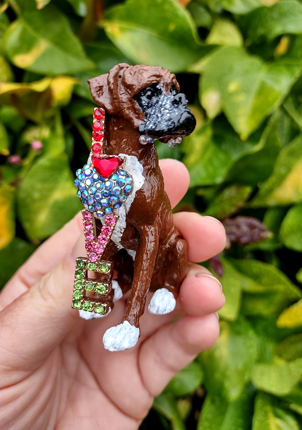Boxer Love Figure Red