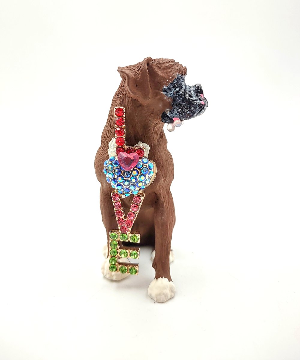 Boxer Love Figure Red & Pink