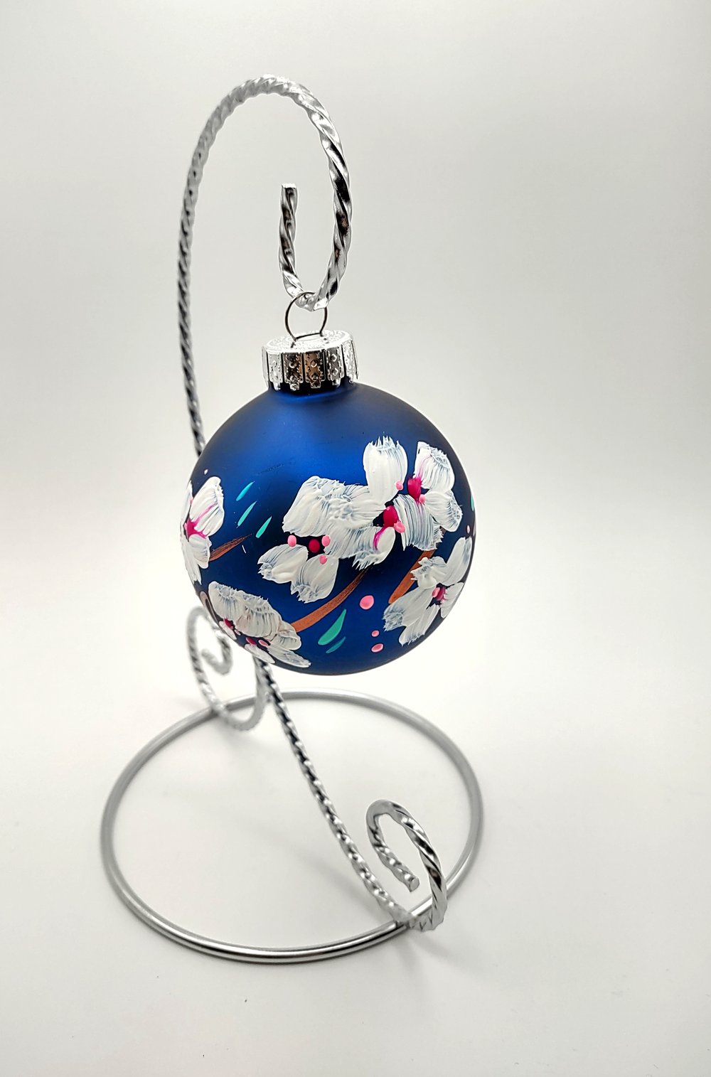 Matte Blue Cherry Blossoms