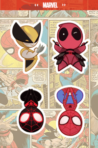 Image 1 of marvel | sticker sheet