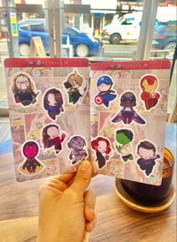 Image 2 of avengers | 2 sticker sheets