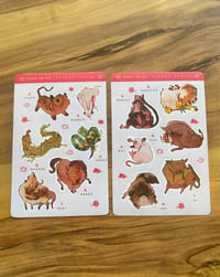 Image 5 of chinese zodiac | 2 sticker sheets