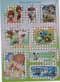Image 1 of A5 Glitter Sticker Sheets