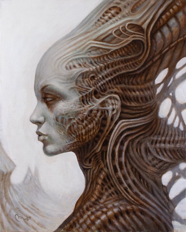 Image of "Right sister" Canvas Giclee Print 20x16"