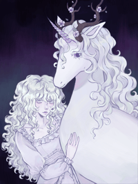 Faerie Unicorn OC Print