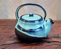 Image 3 of Black Teapot - TURQUOISE