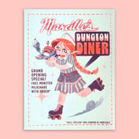 Image of Dungeon Diner - Riso Miniprint